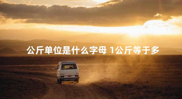 公斤单位是什么字母 1公斤等于多少Kg